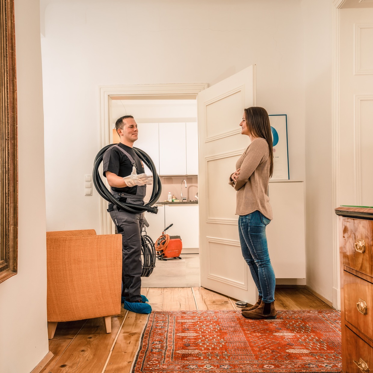 Rohrmax Einsatz Wohnung